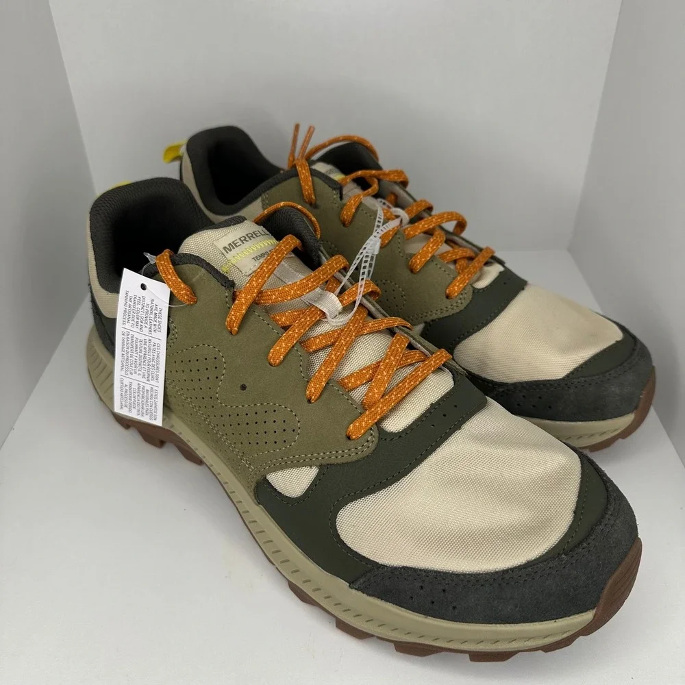 Merrell Mens Shoes 13 Green Excellent J038729 Tempo Sol Trail Hiking Gorpcore